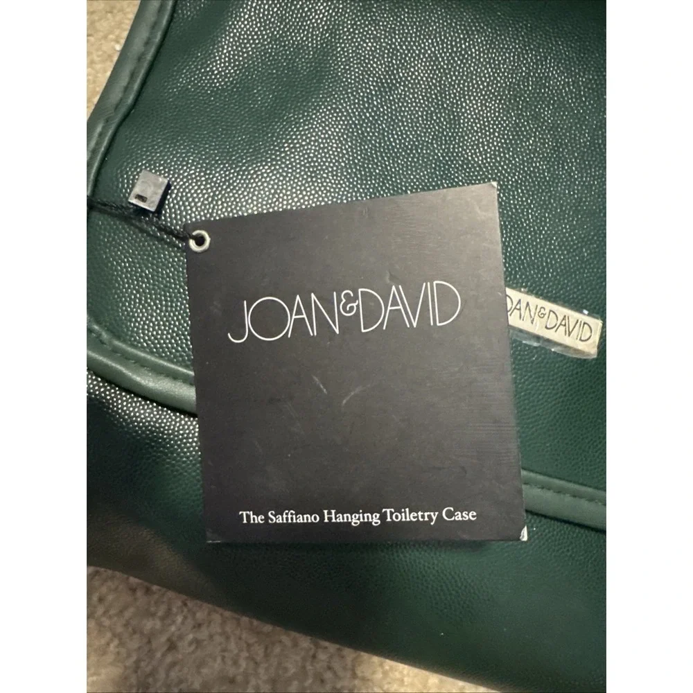 Joan & David Hanging Travel Organizer Cosmetic Bag Black Fold Up Toiletry Case